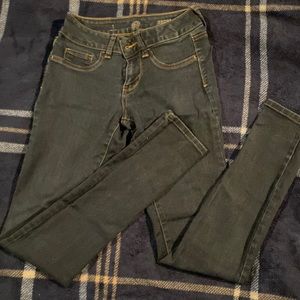 SO jeggings skinny blue jeans size 1